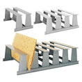 Vertical storage racks
