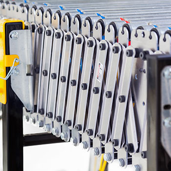 		Power Flex Conveyor, Full 1.5” Rollers 30"W x 300"L- Transportation Zones 
