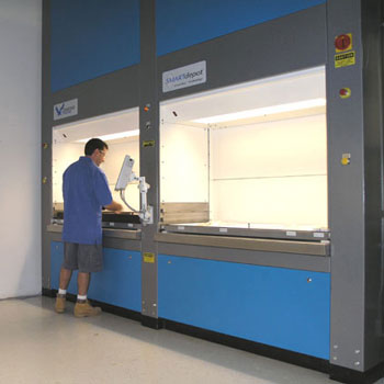 Vertical lift module system example.