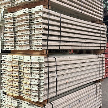 96" x 2 1/2" Used Teardrop Pallet Rack Beam- New Style