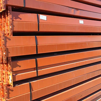 96" x 4" Used Teardrop Pallet Rack Beam- New Style