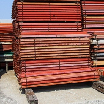 99” x 3 3/4” Used Teardrop Pallet Rack Beam- New Style 99” x 3 3/4” Used Teardrop Pallet Rack Beam- New Style