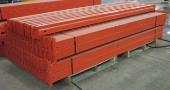 108" x 4" Used Teardrop Pallet Rack Beam- New Style