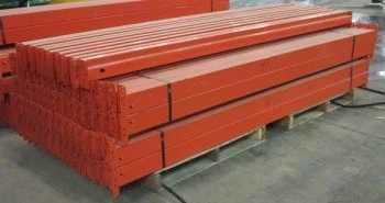 108” x 4” Used Teardrop Pallet Rack Beam- New Style