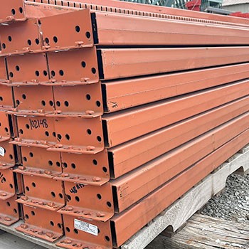 150” x 6 1/2” Used Teardrop Pallet Rack Beam- New Style 150” x 6 1/2” Used Teardrop Pallet Rack Beam- New Style