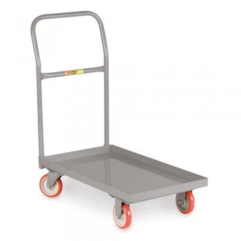 32"Lx18"W Deck Platform Trucks with Lip Edge - Solid Deck Platform