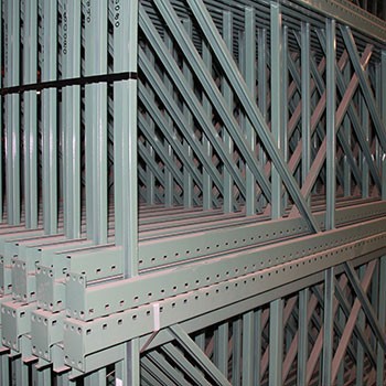 42” x 240” Teardrop Pallet Rack Upright- Old Style