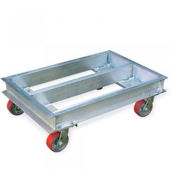 42x24” Aluminum Channel Dollies - 2000-lb. Capacity