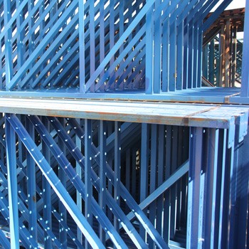 48" x 168" Used Structural Pallet Rack Upright