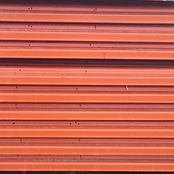 96" x 3" Used Teardrop Pallet Rack Beam- Punch Style