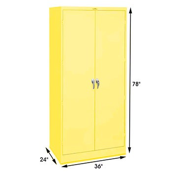 36" x 24" x 78" Used Cabinet- 4 Adjustable Shelves