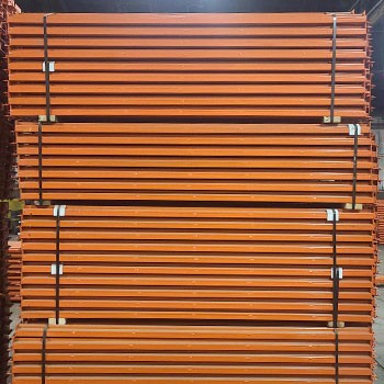 96" x 3 1/2" Teardrop Pallet Rack Beam- New Style