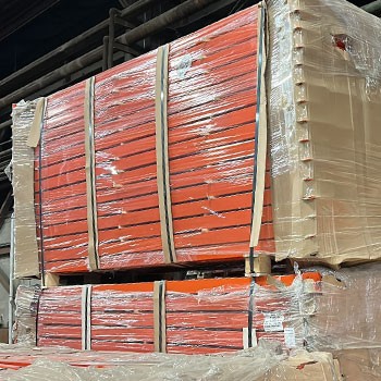 96" x 2 1/2" Teardrop Pallet Rack Beam- New Style