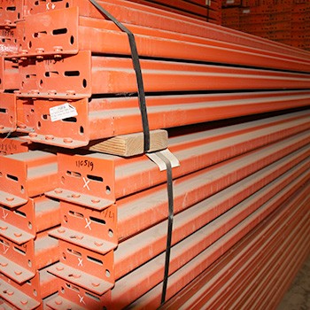 108" x 4 1/4" Teardrop Pallet Rack Beam- New Style