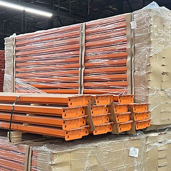 108" x 4 1/2" Teardrop Pallet Rack Beam- New Style