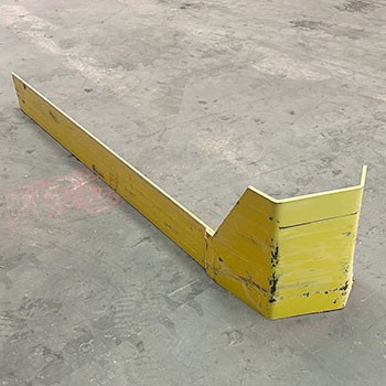 42" x 5" Used End of Aisle Guard- Left
