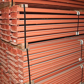99” x 2 1/4” Used Teardrop Pallet Rack Beam- New Style 99” x 2 1/4” Used Teardrop Pallet Rack Beam- New Style