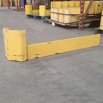 42" x 6" Used End of Aisle Guard- Right