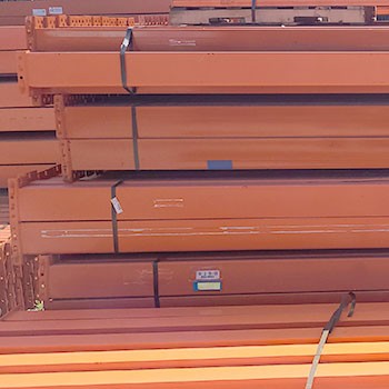 150” x 6” Used Teardrop Pallet Rack Beam- New Style 150” x 6” Used Teardrop Pallet Rack Beam- New Style
