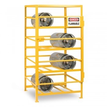 36x36x70" Gas Cylinder Cage - 8-Cylinder Capacity