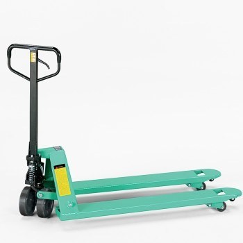 21"Wx48"L Premium Pallet Trucks - Pallet Jacks with Three-Year Pump Warranty Nylon Steer Wheels