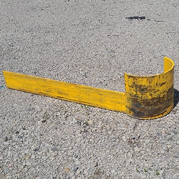 42" Used End of Aisle Guard- Left