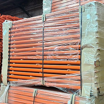 96" x 4" Teardrop Pallet Rack Beam- New Style