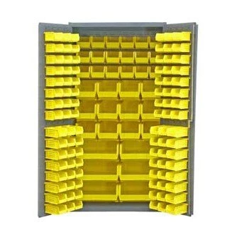 36"x24"x72" 24" Deep 132-Bin Cabinet