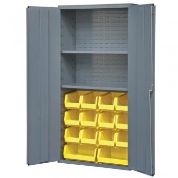 36"x24"x72" 14-Bin Combination Cabinet