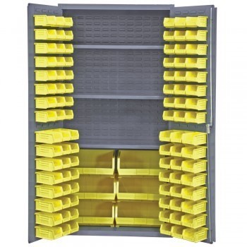 36"x24"x72" 102-Bin Combination Cabinet