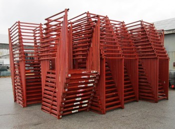 50” x 48” x 70” Used Nestable Stack Racks 50” x 48” x 70” Used Nestable Stack Racks