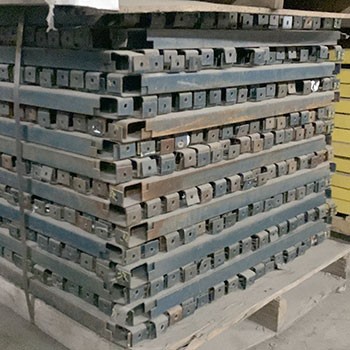 36" Used Pallet Support - Double Flanged - 3/4" Step
