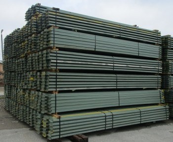 168" x 5 1/4" Used Teardrop Pallet Rack Beam