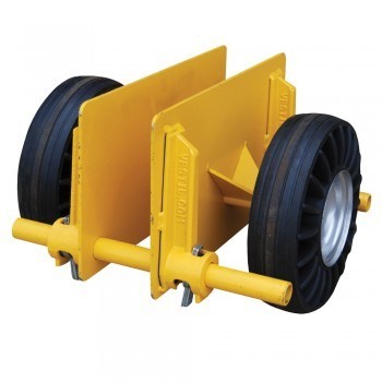 Heavy-Duty Adjustable Panel Dolly - Pneumatic Wheels