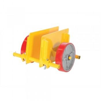 Heavy-Duty Adjustable Panel Dolly - Poly-on-Steel Wheels