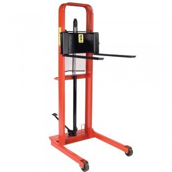 32-1/2"Wx48"D - 56" Straddle Fork Hydraulic Stacker