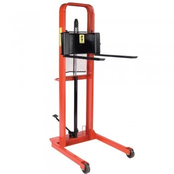 32-1/2"Wx48"D - 56" Straddle Fork Hydraulic Stacker