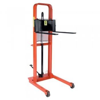 32-1/2"Wx48"D - 64" Straddle Fork Hydraulic Stacker