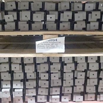 42" Used Pallet Support - Double Flanged