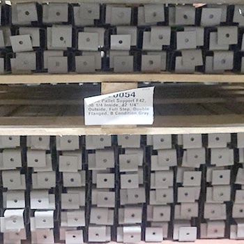 42" Used Pallet Support - Double Flanged
