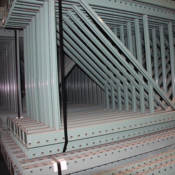 42” x 144” Teardrop Pallet Rack Upright- Old Style 42” x 144” Teardrop Pallet Rack Upright- Old Style