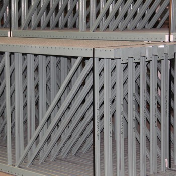 48" x 192" Teardrop Pallet Rack Upright- Old Style