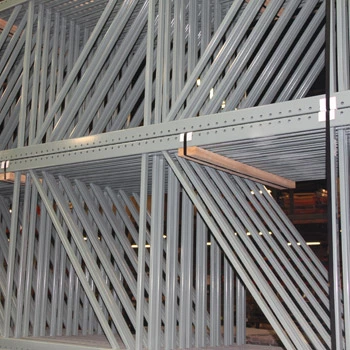 48" x 144" Teardrop Pallet Rack Upright- Old Style