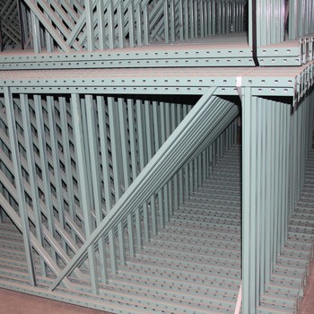 48” x 96” Teardrop Pallet Rack Upright- Old Style 48” x 96” Teardrop Pallet Rack Upright- Old Style