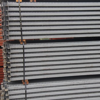 96” x 4” Used Teardrop Pallet Rack Beam- New Style 96” x 4” Used Teardrop Pallet Rack Beam- New Style