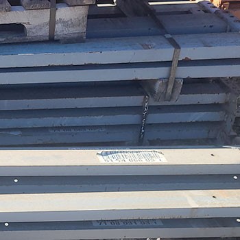 144" x 3 1/4" Used Teardrop C Channel Beam- New Style