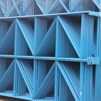 54" x 252" Used Structural Pallet Rack Upright