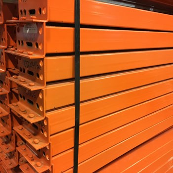 102" x 4 1/2" Teardrop Pallet Rack Beam- New Style