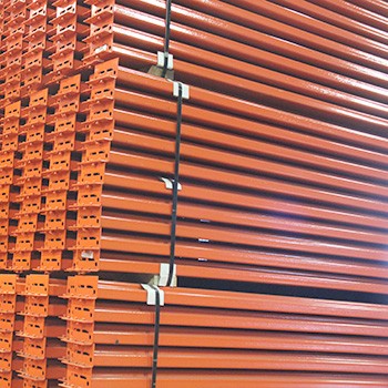 96" x 4 1/2" Teardrop Pallet Rack Beam- New Style