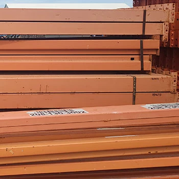 111” x 3 1/2” Used Teardrop Pallet Rack Beam- New Style 111” x 3 1/2” Used Teardrop Pallet Rack Beam- New Style